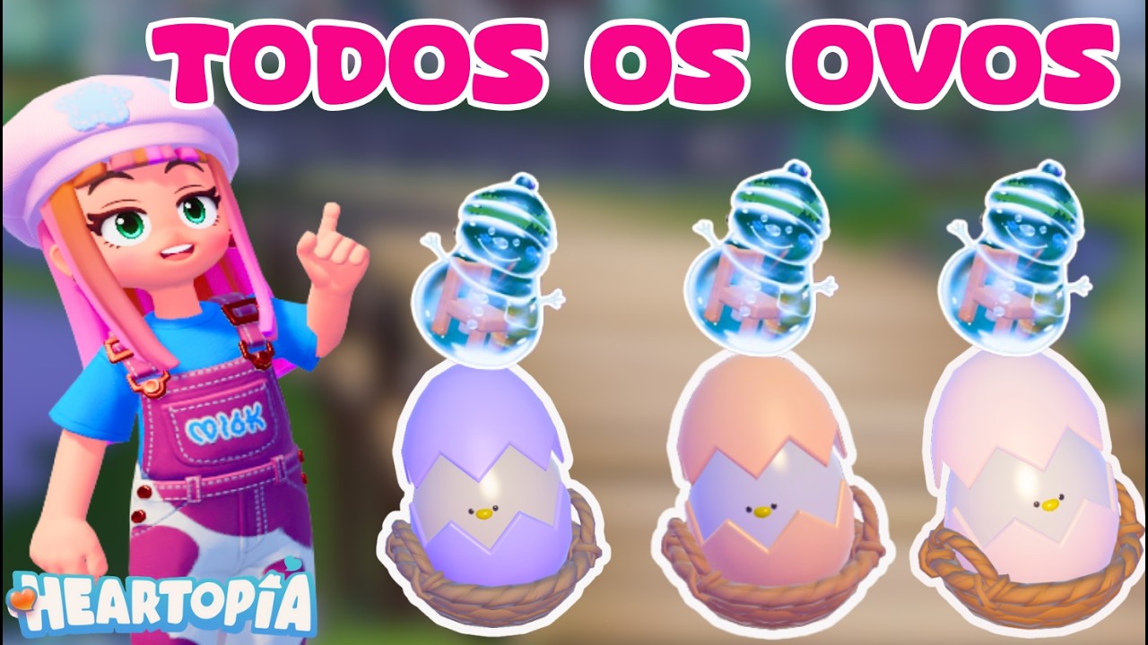 COMO PEGAR OS 5 OVOS e BOLHAS no HEARTOPIA