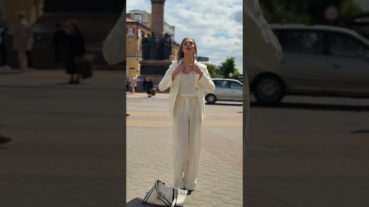 GRWM на улицах Бреста 💛#одеждаизбелоруссии  #brestcity  #брендыодежды #fashion #модныепоказы #outfit
