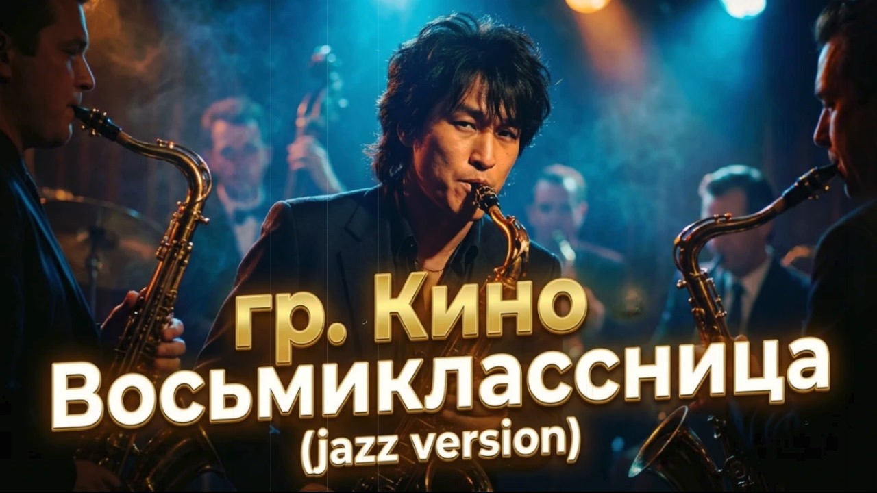 Виктор цой и гр.Кино - восьмиклассница (jazz version)