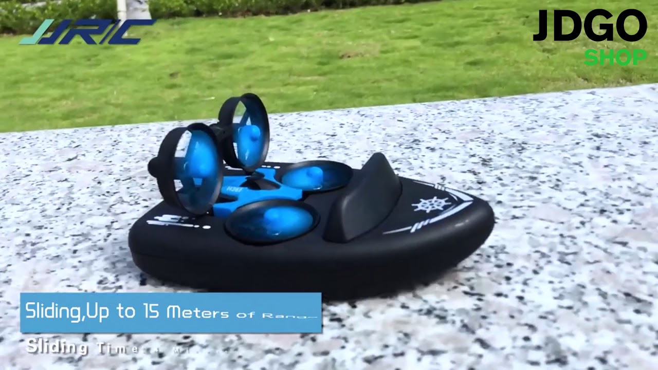 JJRC H36F Terzetto drone 3in1 RC drone Hovercraft Boat-jdgoshop.com
