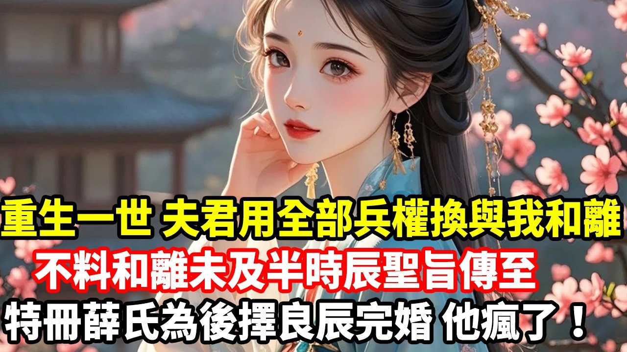 重生一世夫君用全部兵權換與我和離，不料和離未及半時辰聖旨傳至，特冊薛氏為後擇良辰完婚，他瘋了！
