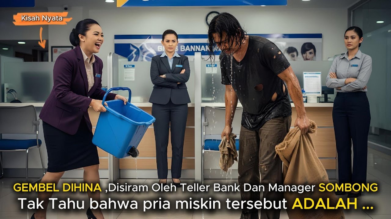 PRIA PEWARIS BANK MENYAMAR JADI GEMBEL UNTUK MENGUJI TELLER DAN MANAGER SOMBONG YANG MENGHINANYA‼️