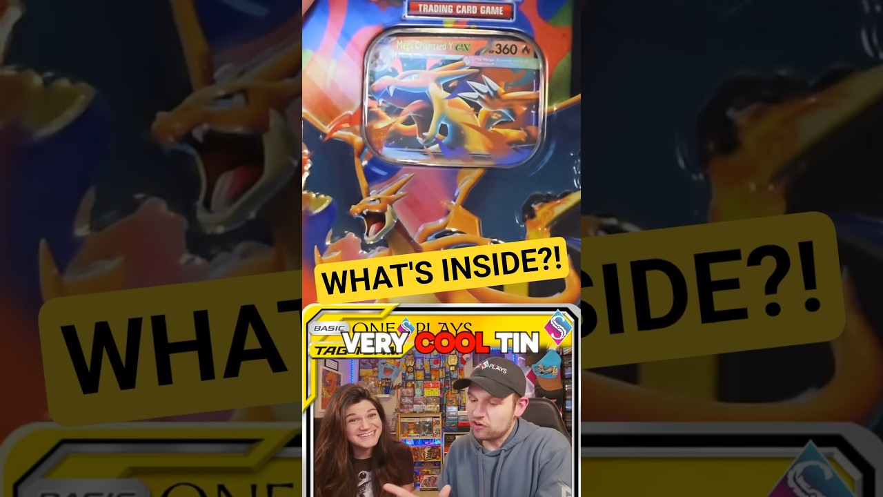 Эти НОВЫЕ жестяные коробки с Мега Чаризардом просто потрясающие! #pokemoncards #pokemontcg #shorts