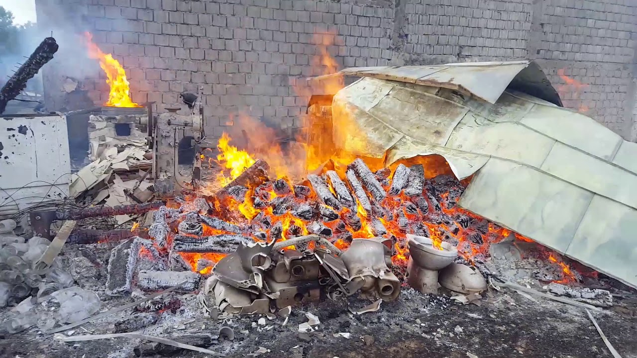 Puternic incendiu la Mănăstirea „Sf Mina” din Rosiori imagini ISU Suceava