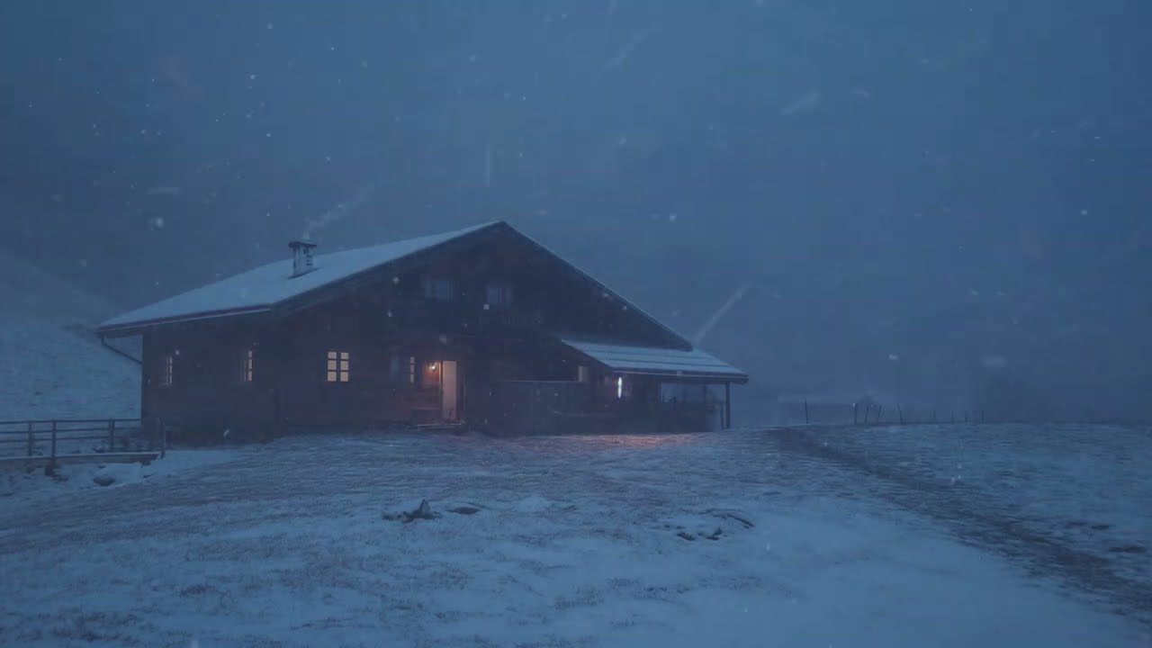 Freezing Wind Storm & Heavy Blizzard Sounds for Sleeping┇Loud Blowing Snow & Frosty Wind Ambience