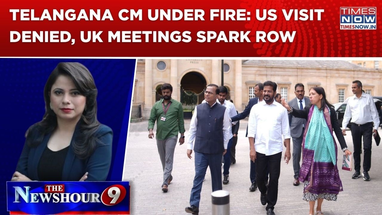 Telangana CM Revanth Reddy&rsquo;s US Trip Denied, UK Meetings Spark Row: Protocol or Politics? | NEWSHOUR