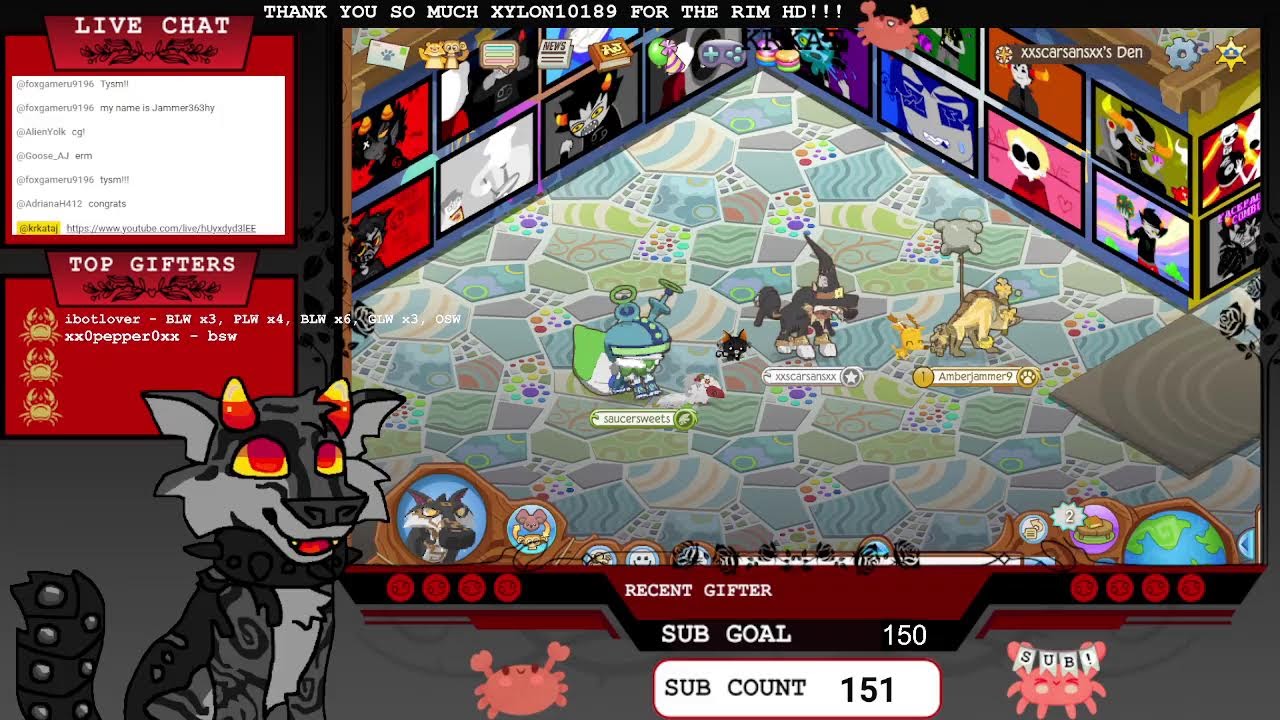 16+ |ANIMAL JAM LIVE STREAM | KRKATAJ | Spikes every 5!