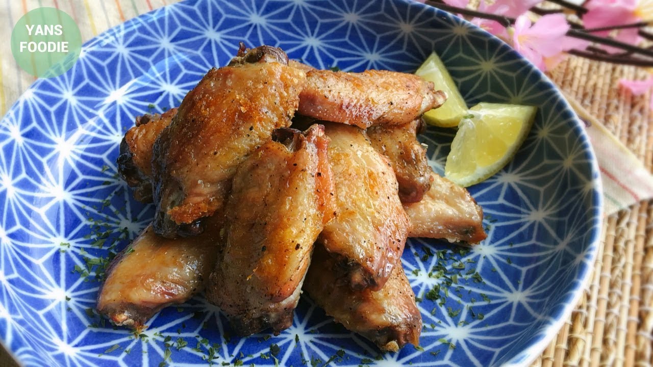 日式鹽燒雞翼（焗爐版）Japanese Salted Chicken Wings (Teba Shio)