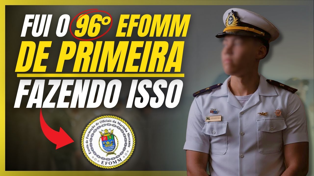 EFOMM: FAÇA ISSO NESSA RETA FINAL!
