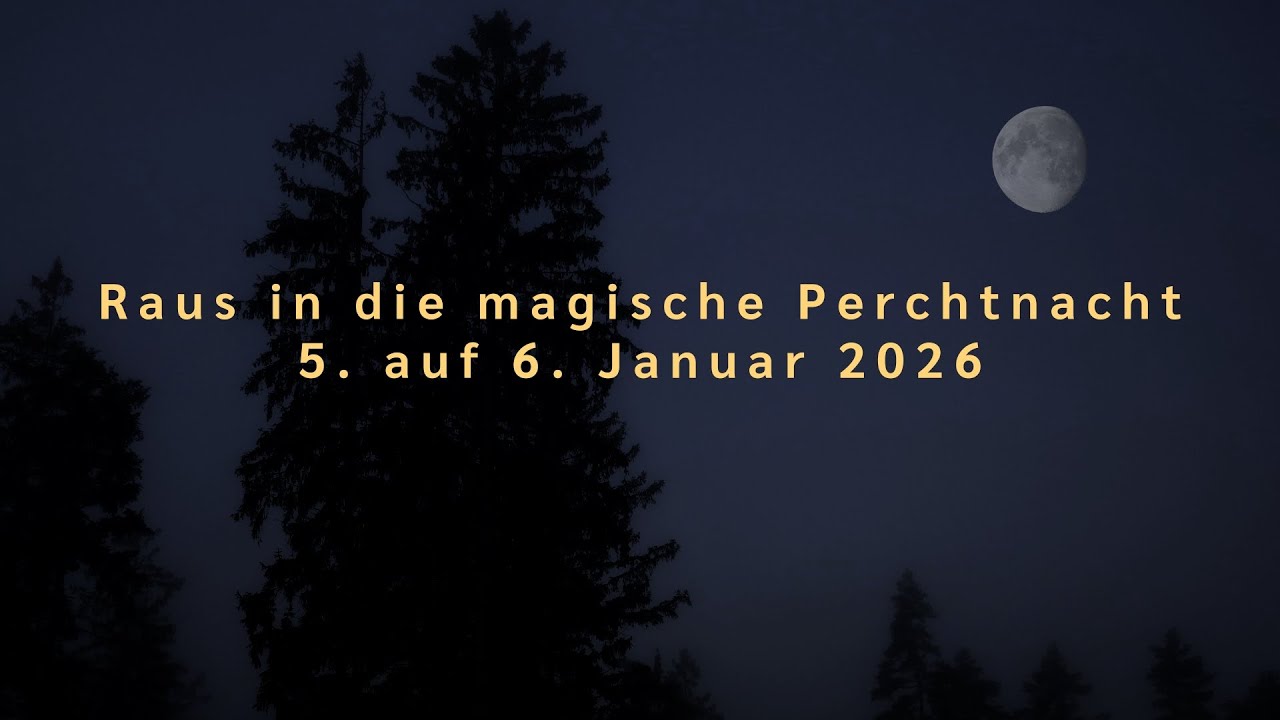 Allein im Wald in der mystischen Perchtnacht!