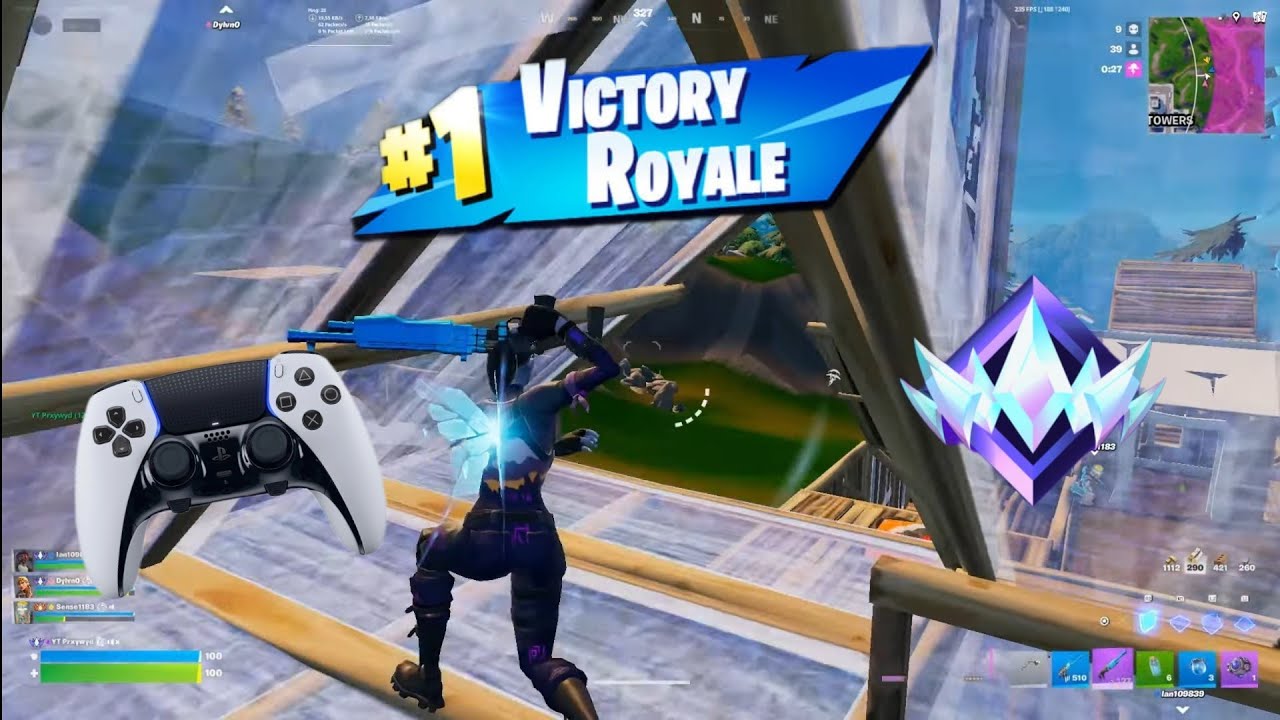 Fortnite Unreal Ranked Reload Controller Gameplay + The best Controller Settings #fortnite #settings