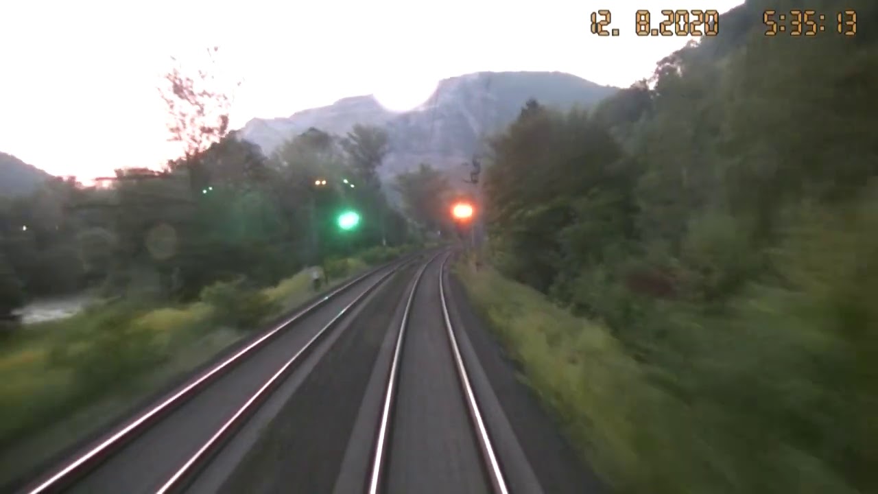 By train through the Alps I EC 104 ,,Porta Moravica