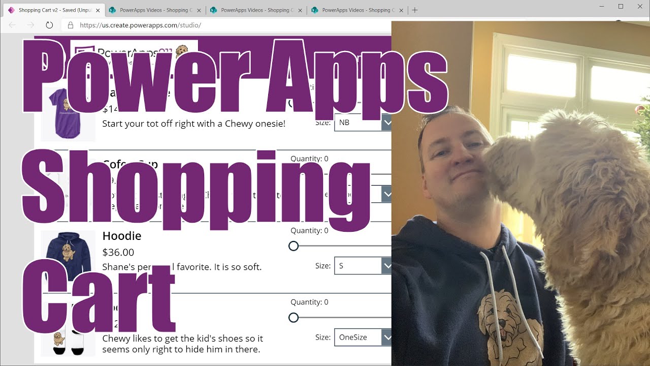 Power Apps Shopping Cart new for 2021