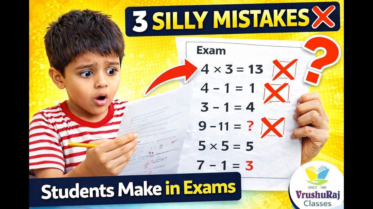 3 Silly Mistakes That Make Students Lose Marks in Exams