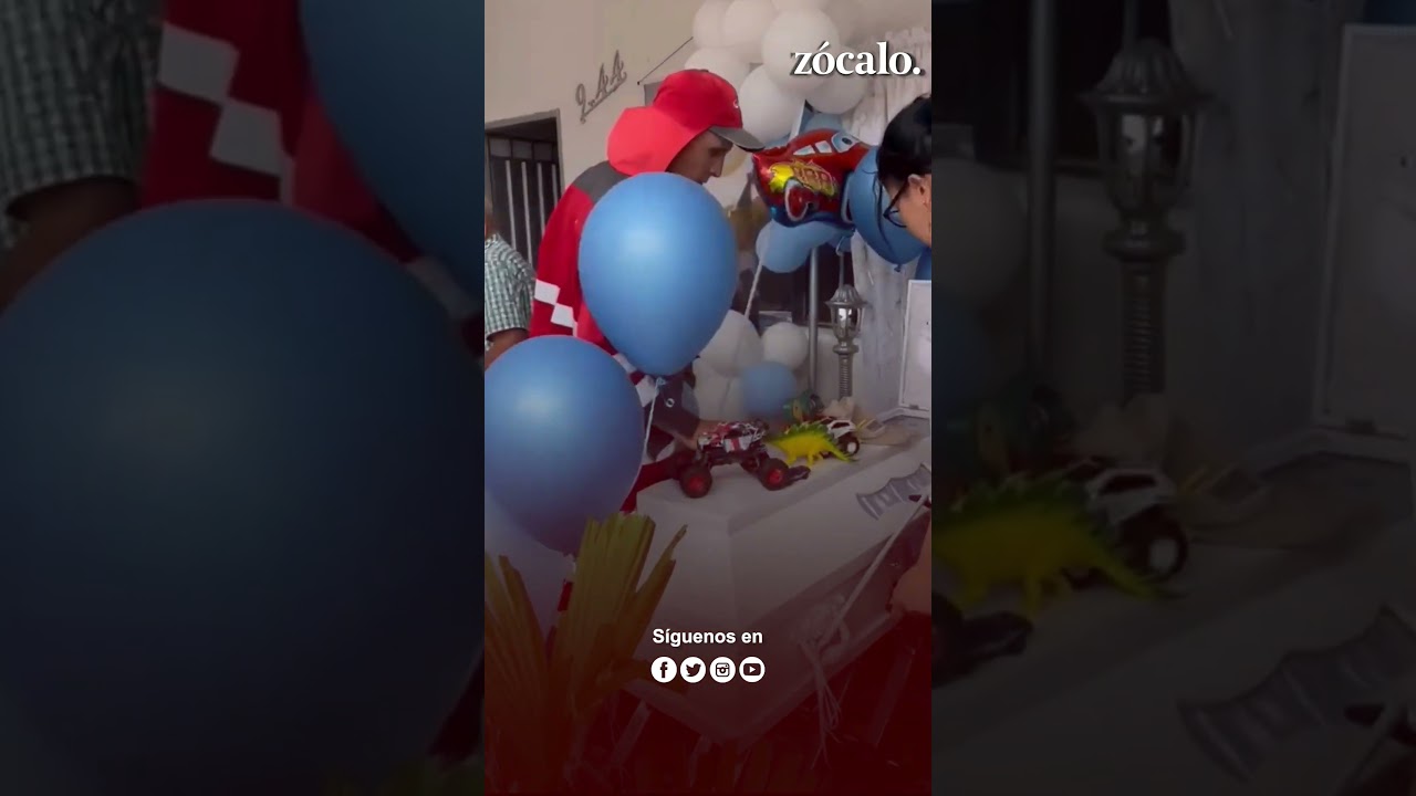 ¡Conmovedor! Recolectores de basura acuden al funeral del niño que siempre los saludaba