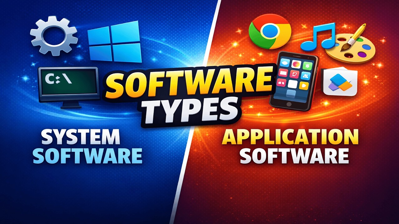 What is Software | Types of Software | System Software | Application Software | class 11 cs