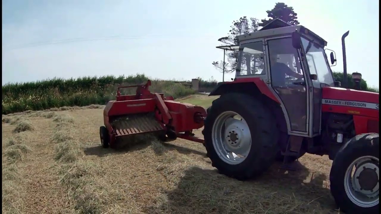 Massey Ferguson 390T Summer Season Highlights Cutting & Baling Hay
