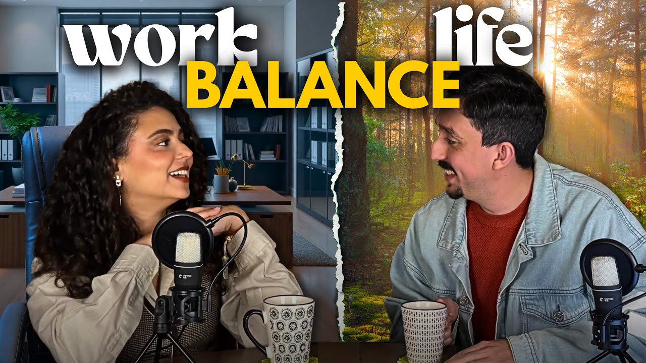 When work takes over your life  :حليب و قهوة | The two perspective podcast