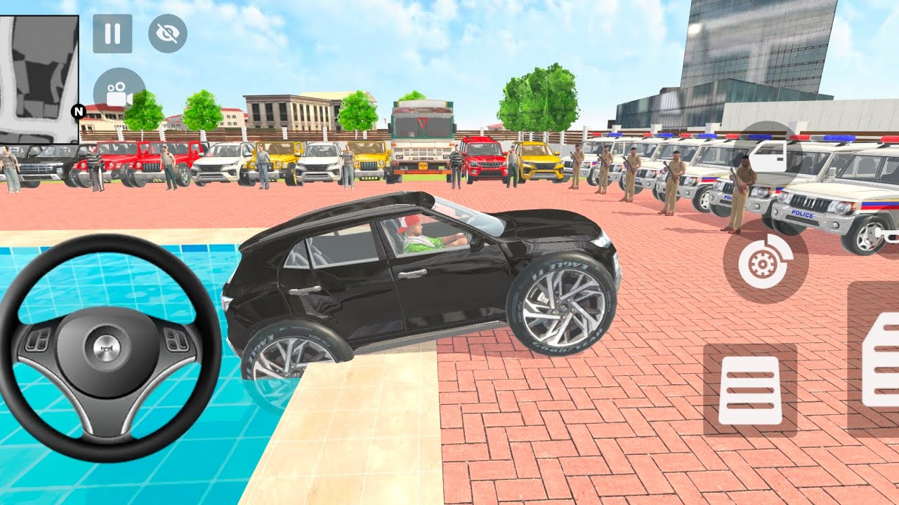 Modified Black Tata Harrier 🚨 Gangster Life in Indian Streets | Open WorldGame game for android ❤️