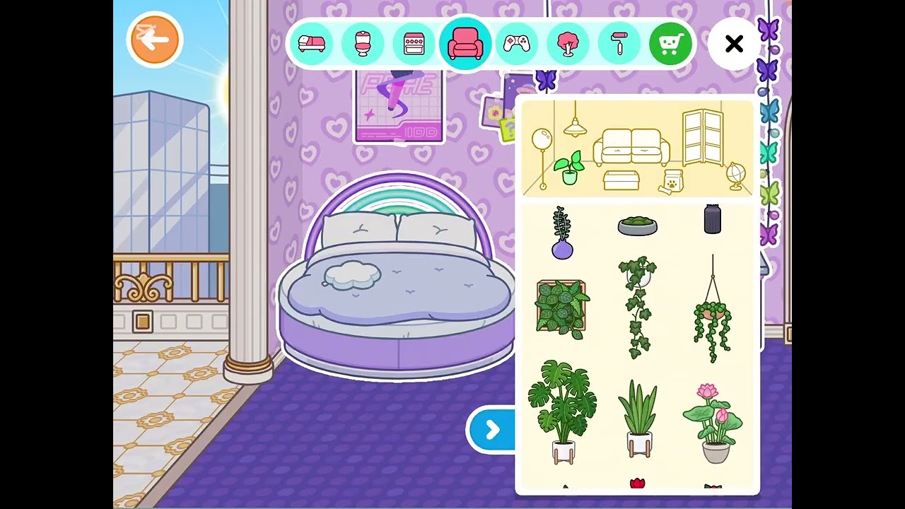 Make a purple room with me