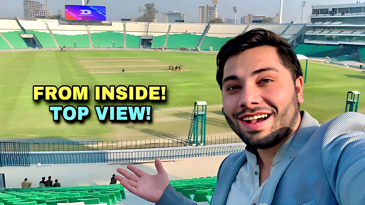 ANOTHER BREAKING! 🛑 Live From Inside! | Top View Of Gaddafi Stadium Lahore | Exclusive Footages