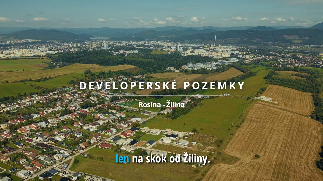 DEVELOPERSK&Eacute; POZEMKY ROSINA - EXKLUZ&Iacute;VNA PONUKA STAVEBN&Yacute;CH POZEMKOV