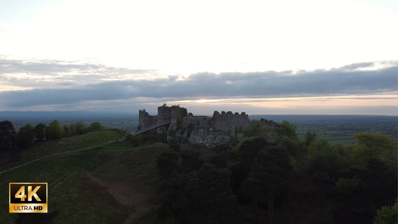 Relaxing Music whilst looking at the sunset over Beeston castle 4K