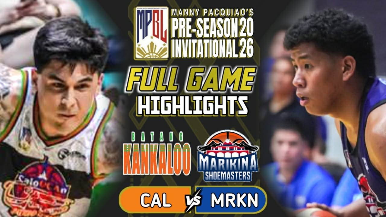 MPBL 2026 PRE-SEASON FULLGAME HIGHLIGHTS | CALOOCAN VS MARIKINA (FEBRUARY 23, 2026)