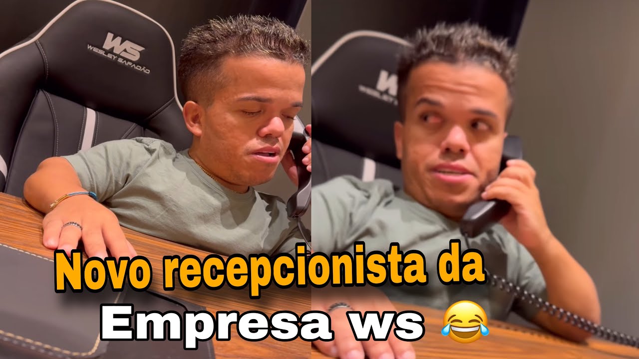 😂 WESLEY SAFADÃO COLOCOU O JUNINHO ANÃO PRA SER NOVO RECEPCIONISTA DA SUA EMPRESA