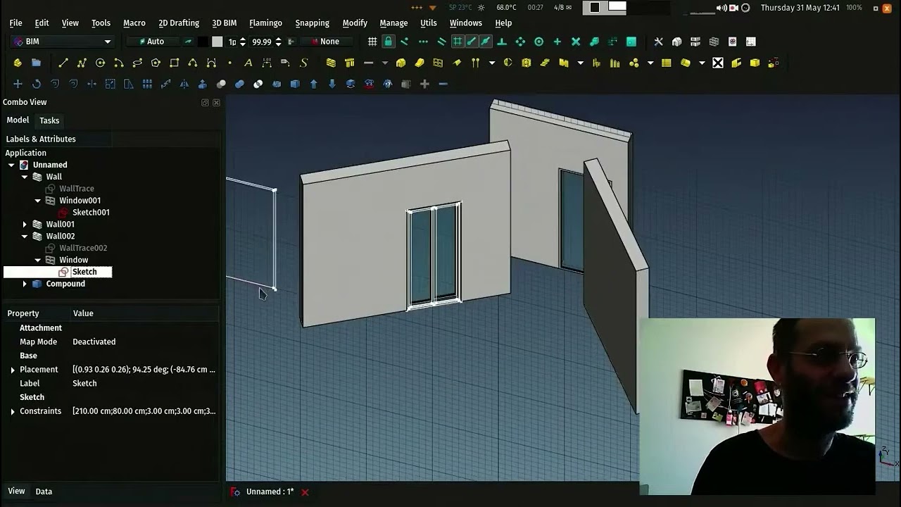 FreeCAD для архитектора #6 окна