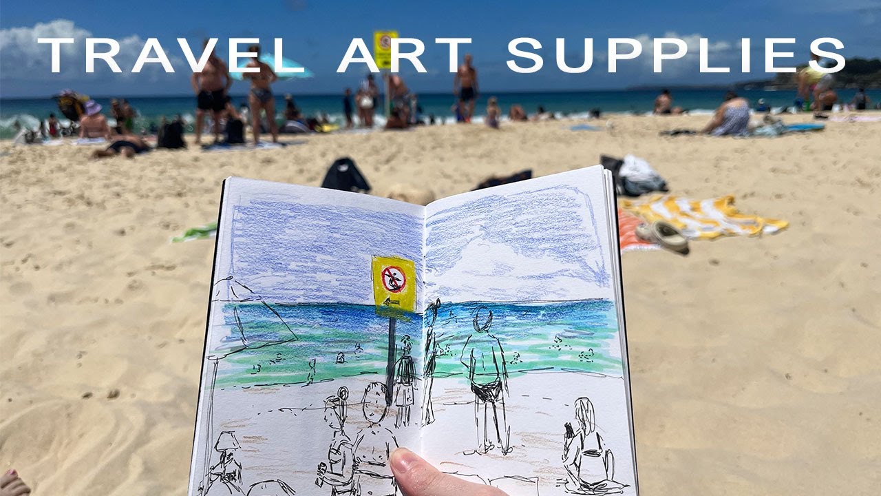 My Travel Art Supplies Essentials - the best art supplies for travel and sketching on location