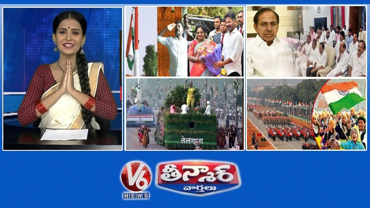 CM Revanth Flag Hosting | KCR- Parliamentary Meeting | Telangana Shakatam | V6 Teenmaar
