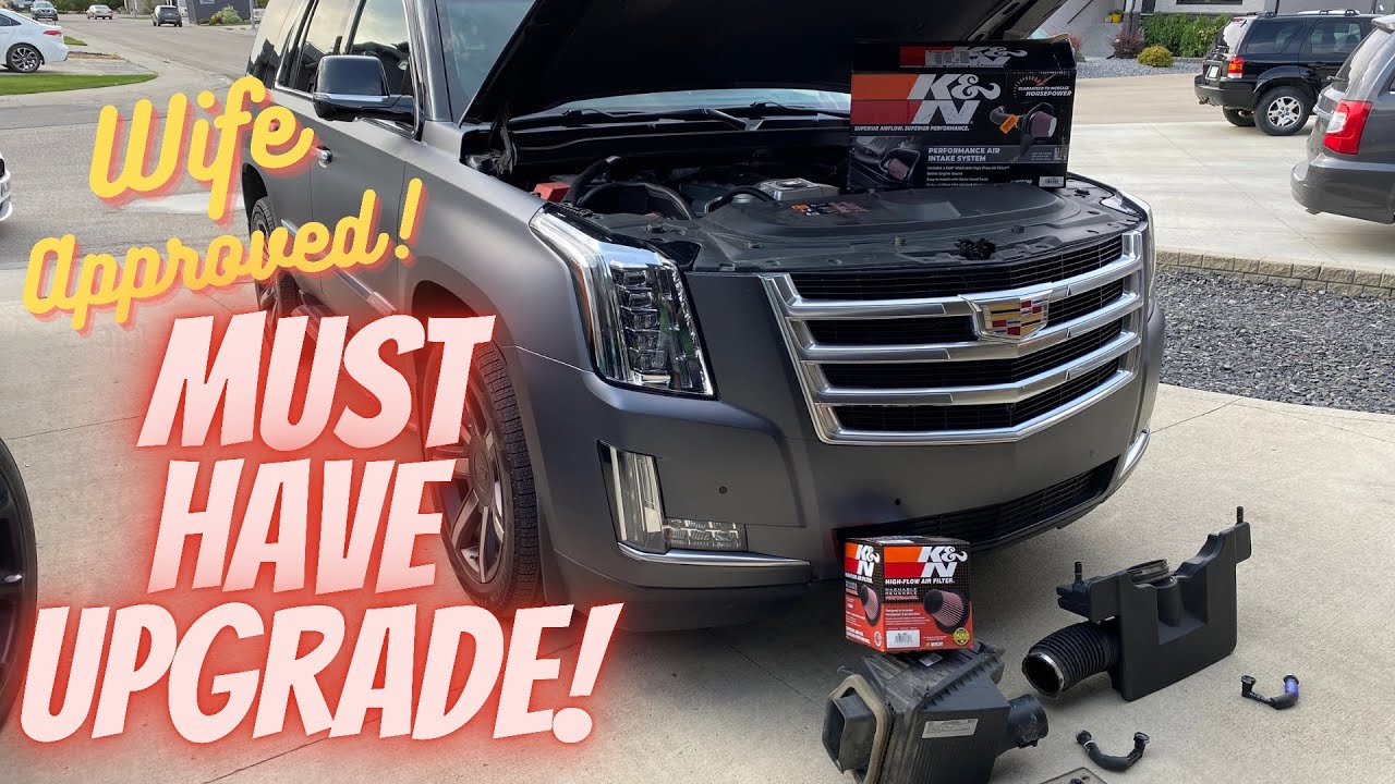 Cadillac Escalade Cold Air Intake Install & Review – K&N Performance Upgrade!