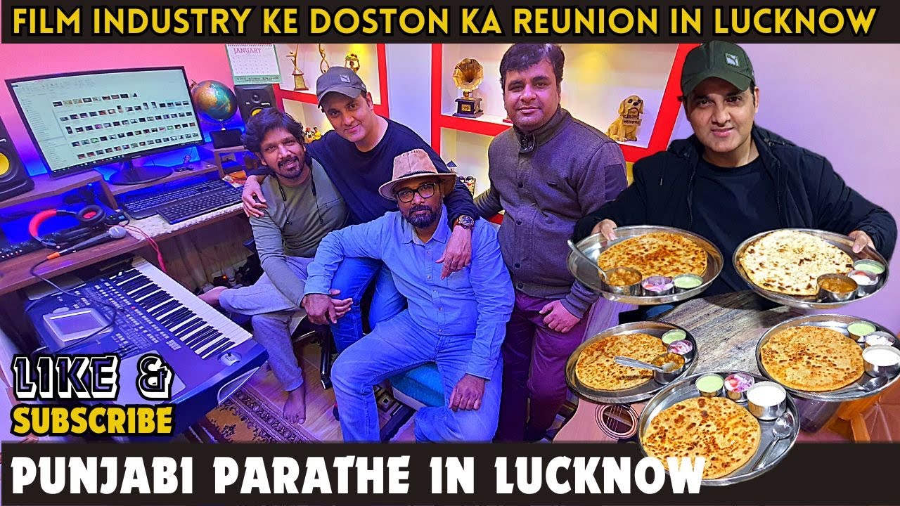 PUNJABI FOOD IN LUCKNOW | LUCKNOW FOOD TOUR | FAMOUS PARATHE IN LUCKNOW | LUCKNOW BOOTHNATH MARKET
