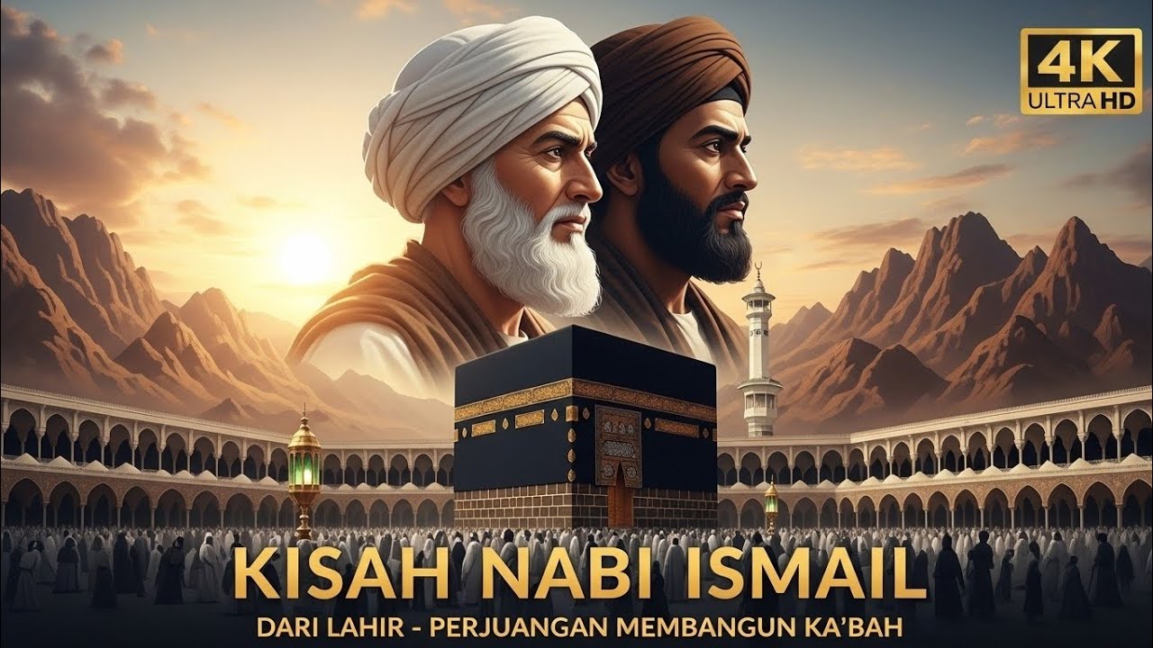 Kisah Nabi Ismail AS ! Awal Mula Ka'bah Dibangun Bersama Nabi Ibrahim AS