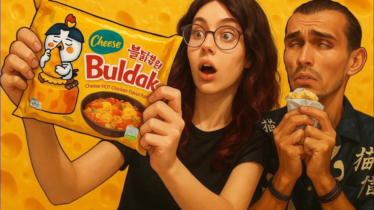 ЕСТ ЛПШ #3 [«BULDAK» Со вкусом острой курицы и сыра (KR)]