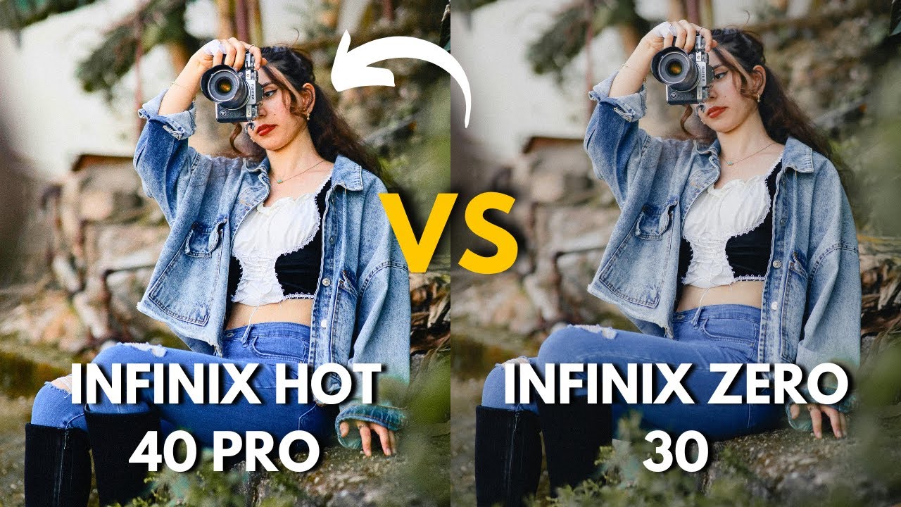 INFINIX HOT 40 PRO VS INFINIX ZERO 30 4G Camera Test Comparison
