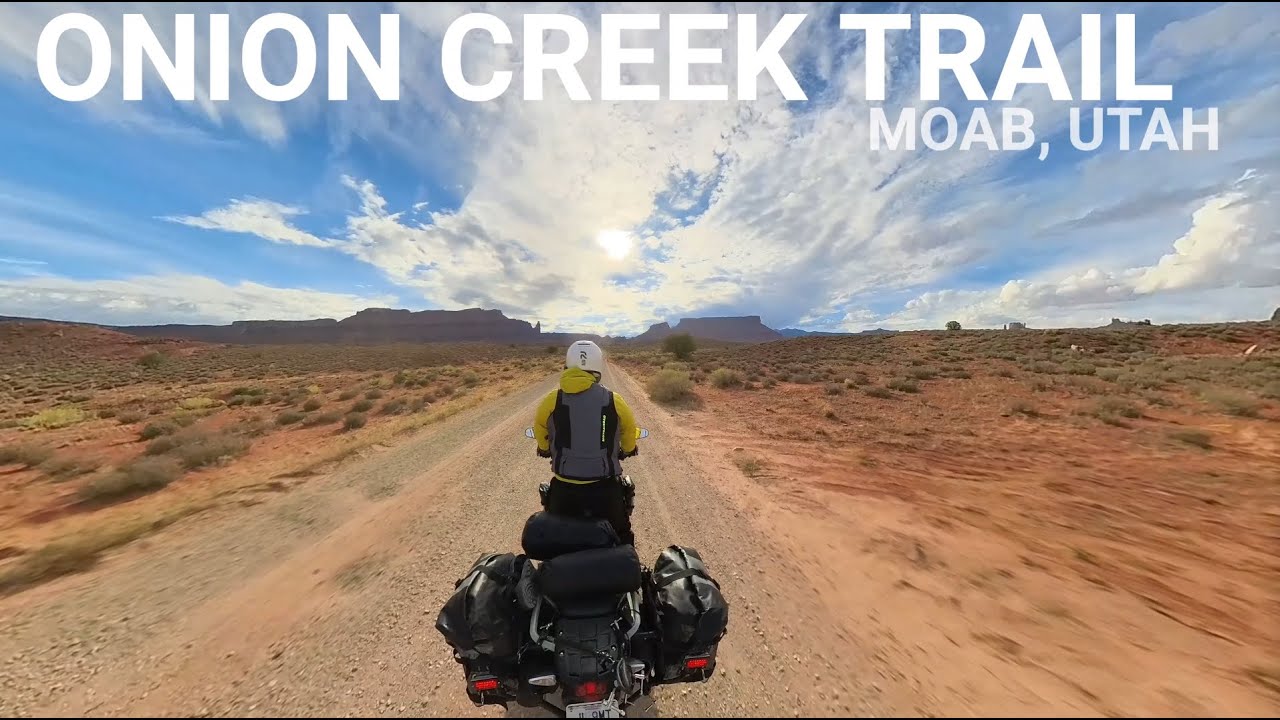 Onion Creek Trail Motorcycle Ride - Moab, Utah - Fall 2025