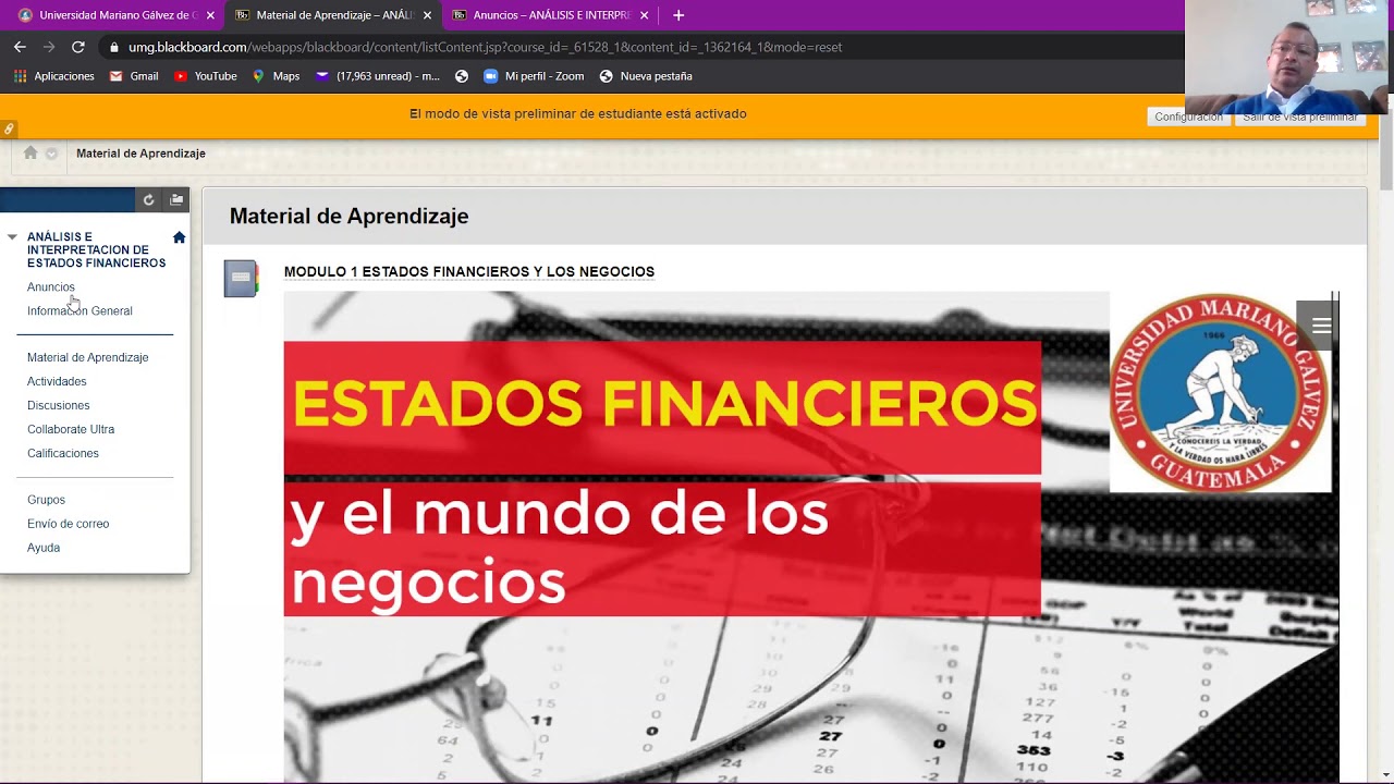 Como recibir cursos virtuales UMG MI UMG BBL.