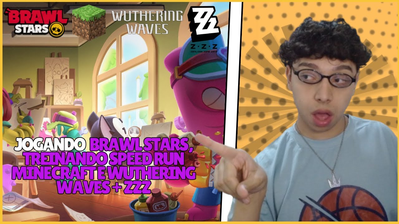 🔴JOGANDO BRAWL STARS + TREINANDO SPEEDRUN DE MINE + GIROS NA AEMEATH WW + FARMANDO PRAS IDOLS ZZZ!