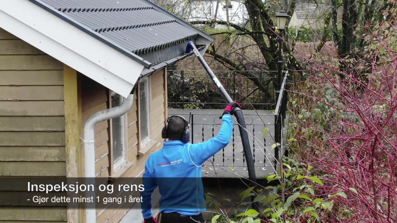 Rens av takrenner utf&oslash;res av Takrenneservice i &Oslash;stfold og Oslo