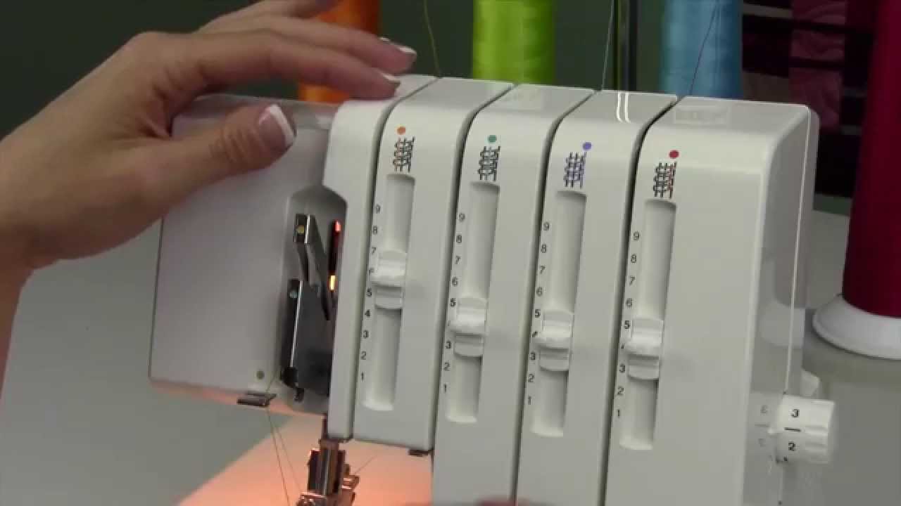 Bernina 800DL Serger 6 Adjusting Tensions