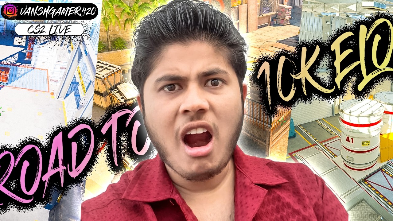 Road to 15K But 1st is we have to Reach 10K ELO in Counter Strike 2 | 4K Hindi Gameplay LiveStream