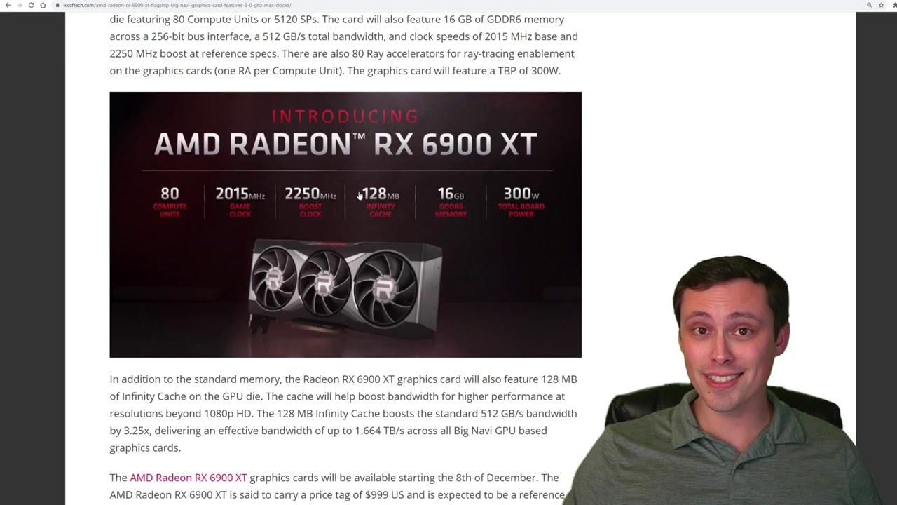 AMD RADEON 6900 XT- This one might go to 3000?