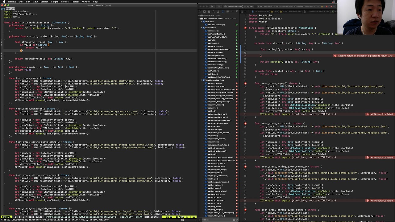 Passing TOML Deserialization Tests