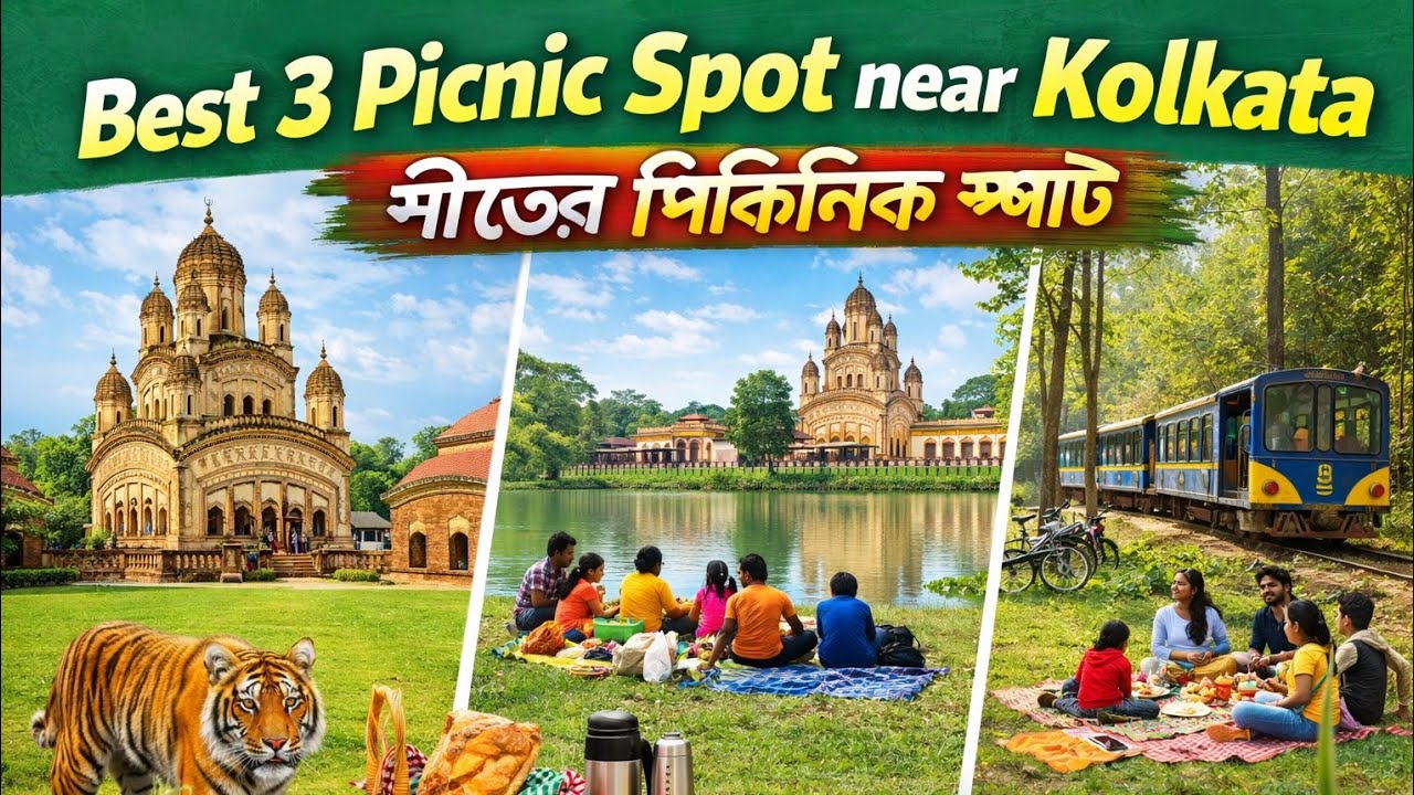 ৩ টি শীতের পিকনিক স্পট একদিনের ভ্রমণে. Picnic Spot Near Kolkata to Explore.1 Day Picnic Spot Near Me