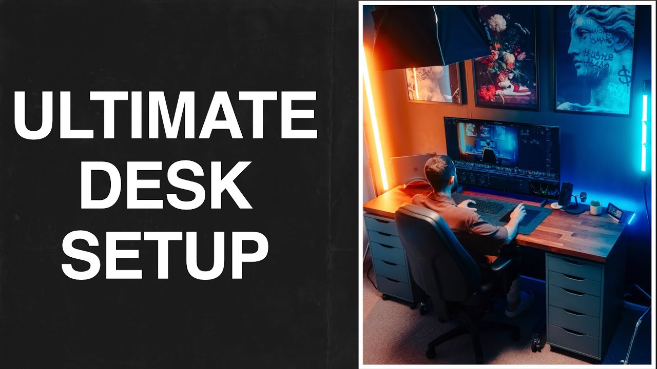 My ULTIMATE Video Editing Desk Setup