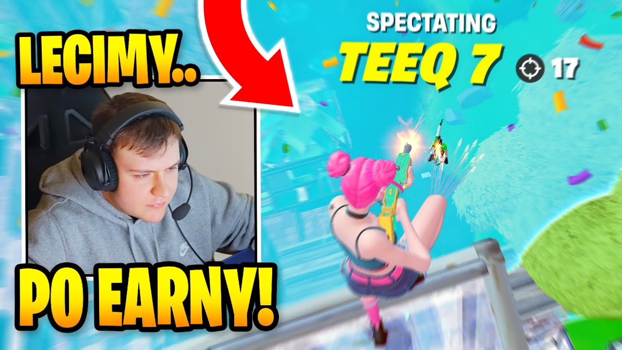 🔥 TEEQ GRA SWÓJ *PIERWSZY* SOLO VICTORY CUP PO POWROCIE DO FORTNITE! ~ KULARZ SZOTY