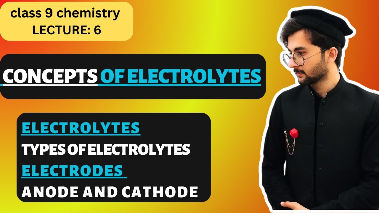 Concepts of electrolytes class 9 || chapter 7
