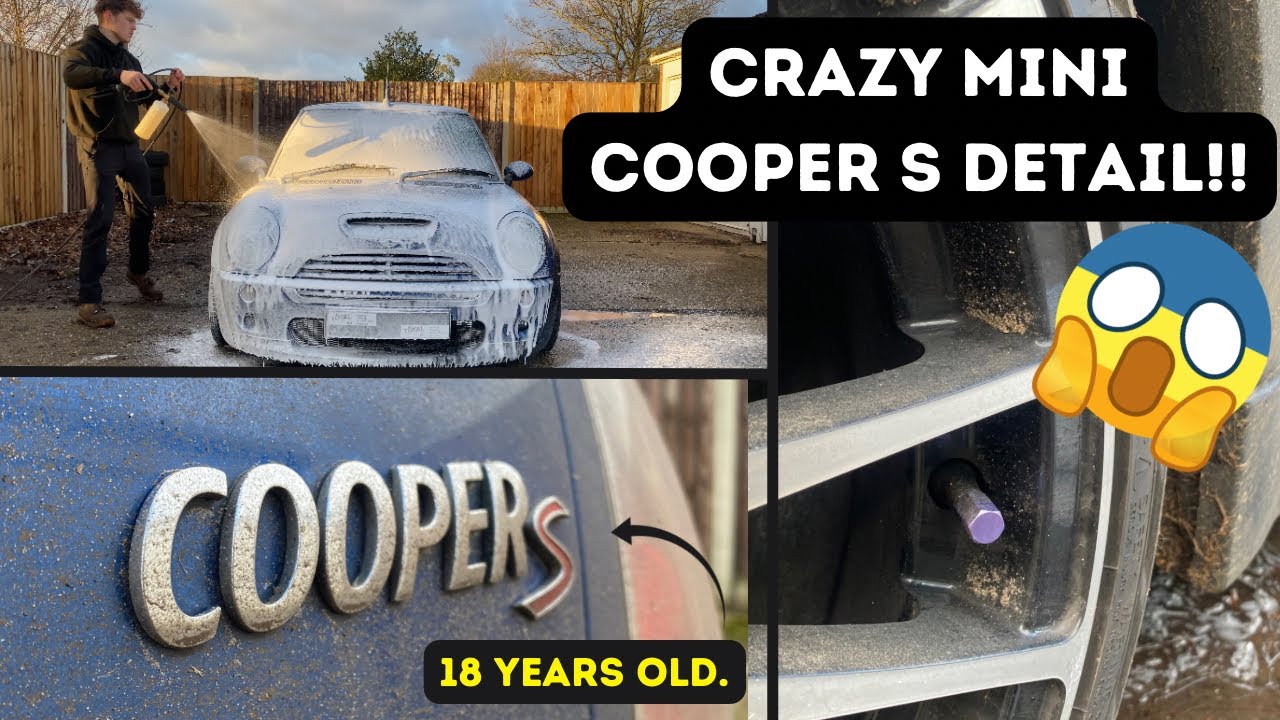 18 year old Mini Cooper s Detail | SUPER Satisfying!!